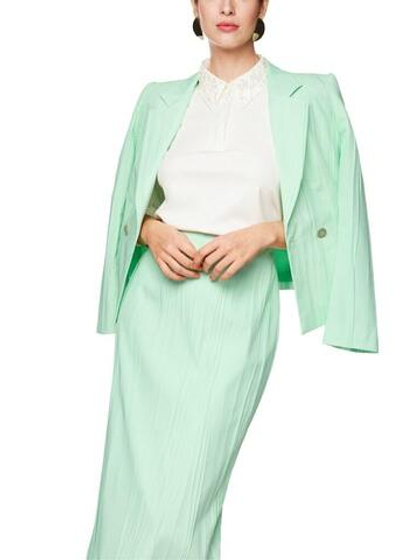 Marc Cain Поло с расшитым съемным воротником