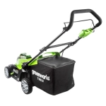 Аккумуляторная газонокосилка Greenworks G40LM41K6 40В (1 x 4 Ач, ЗУ) нож 41 см, 2504707UF