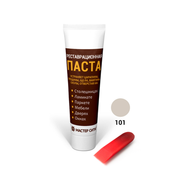 Реставрационная паста, МАСТЕР-СИТИ, туба 30 мл, 101 Дуб беленый