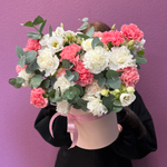 Коробка цветов "Мягкий тон" #70