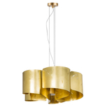 811152 Подвес PITTORE 5х40W E27 ЗОЛОТО