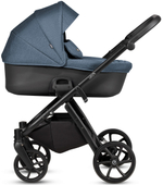 Детская коляска Tutis Leo 3 Plus 3 в 1 с автокреслом Elo Lux EduSky Black 1582288 Deep Blue