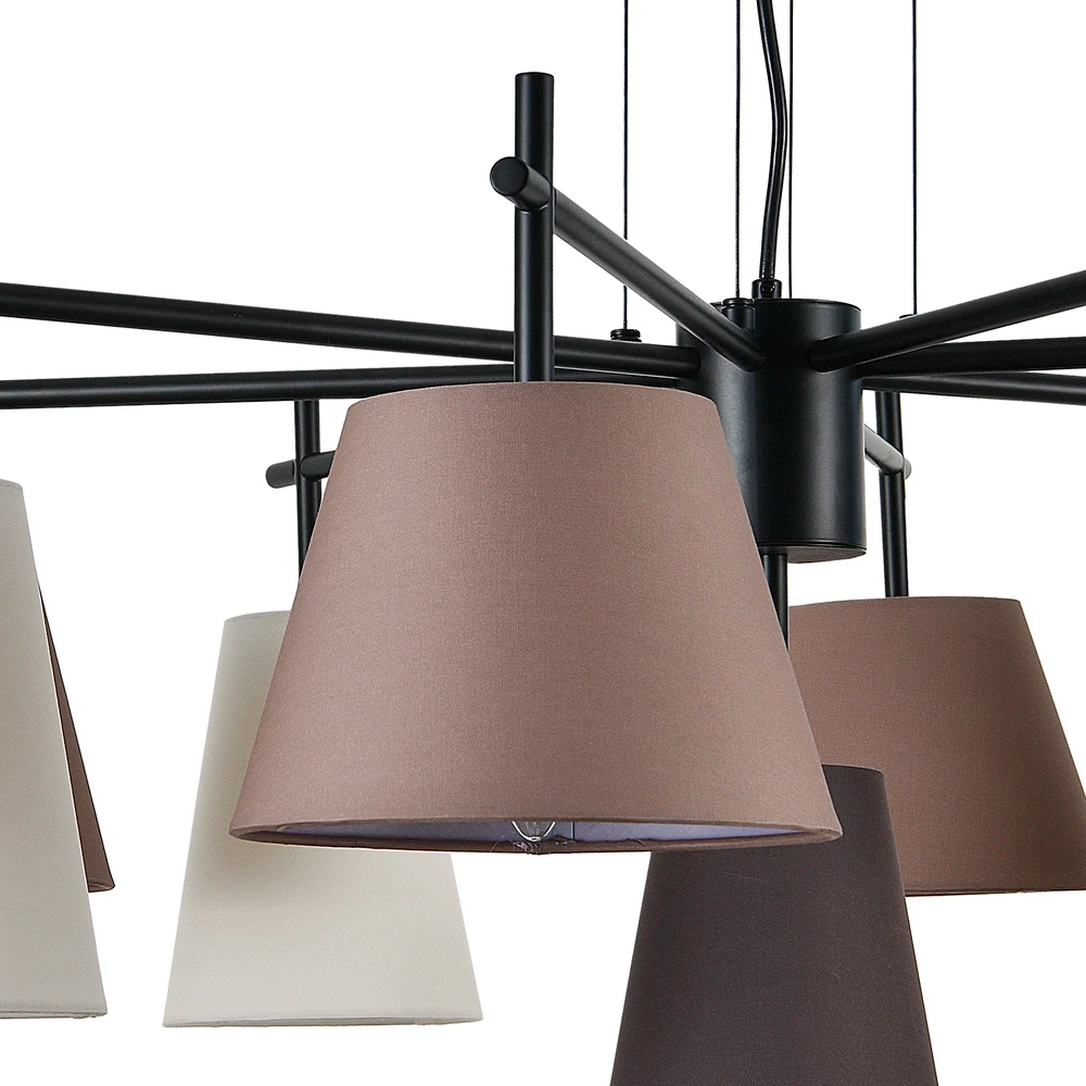 Подвесная люстра Indigo ABBINARE 13032/9P Black V000535