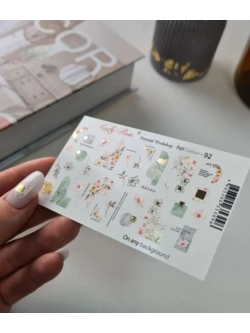 Набор слайдеры 2шт Lucky Rose. Foil 091, 092