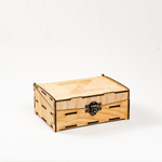 Подарочный деревянный короб для рюмок (стопок) PK49