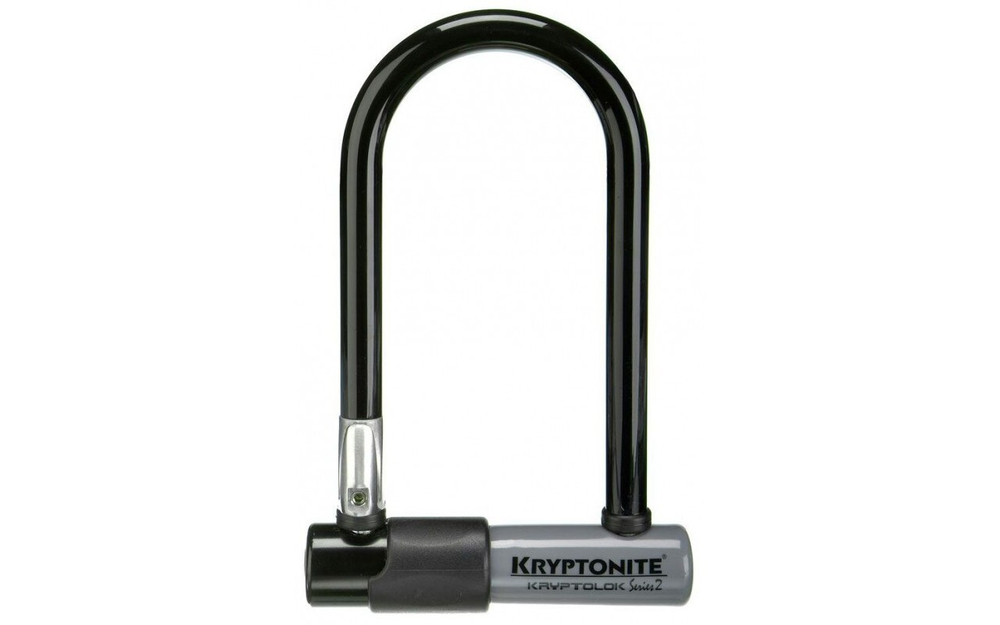 Замок на ключе для велосипеда Kryptonite U-locks KryptoLok Series 2 Mini-7 w/ FlexFrame bracket