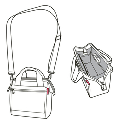 Сумка allrounder cross glencheck red
