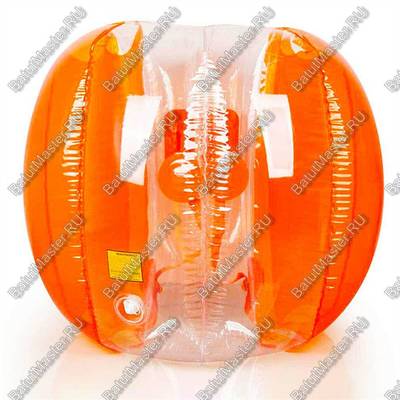 Бампербол «Прозрачно - оранжевый», ПВХ, диаметр 1,2 м