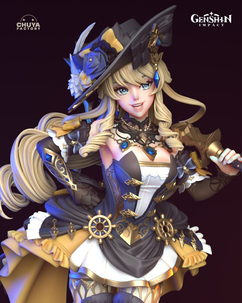 Navia Genshin Impact Фигурка