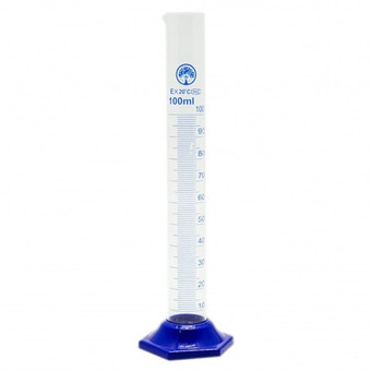 Мерный цилиндр 100мл (СТЕКЛО)