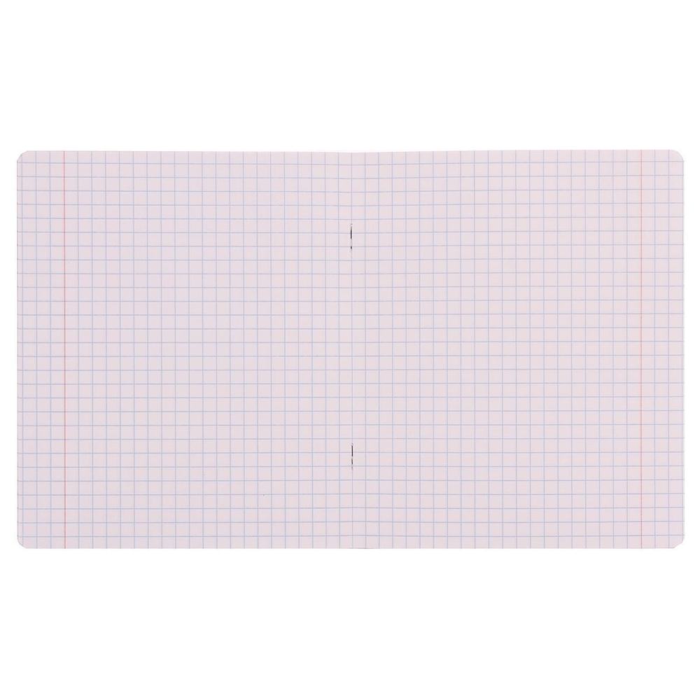 Тетрадь школьная А5 12л крупная клетка,зеленая "Классика" (Полиграфика) микс цветов (комплект 3 шт)