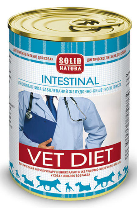 Solid Natura VET Intestinal диета для собак влажный 340 г