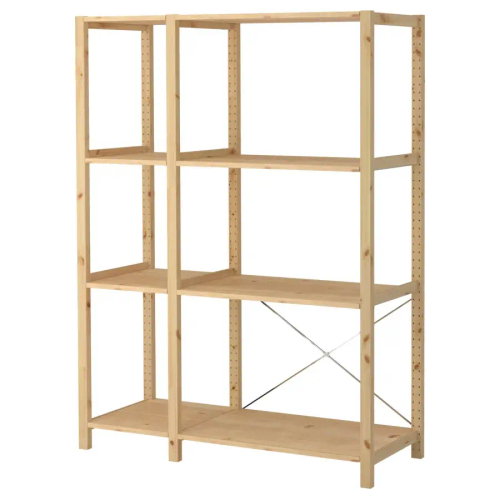 Стеллаж - IKEA IVAR, 134х50х179 см, сосна, ИВАР ИКЕА