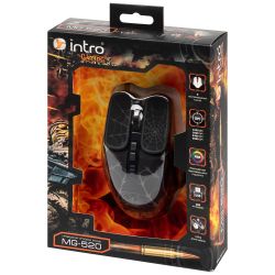Мышь Intro MG520 игровая проводная 1200-3600dpi черная | Intro