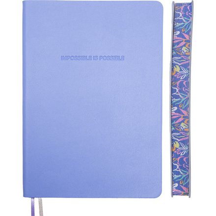 Ежедневник недат. А5 deVENTE Irene 272стр., сиреневый, мяг. обложка, кожзам, цветной срез