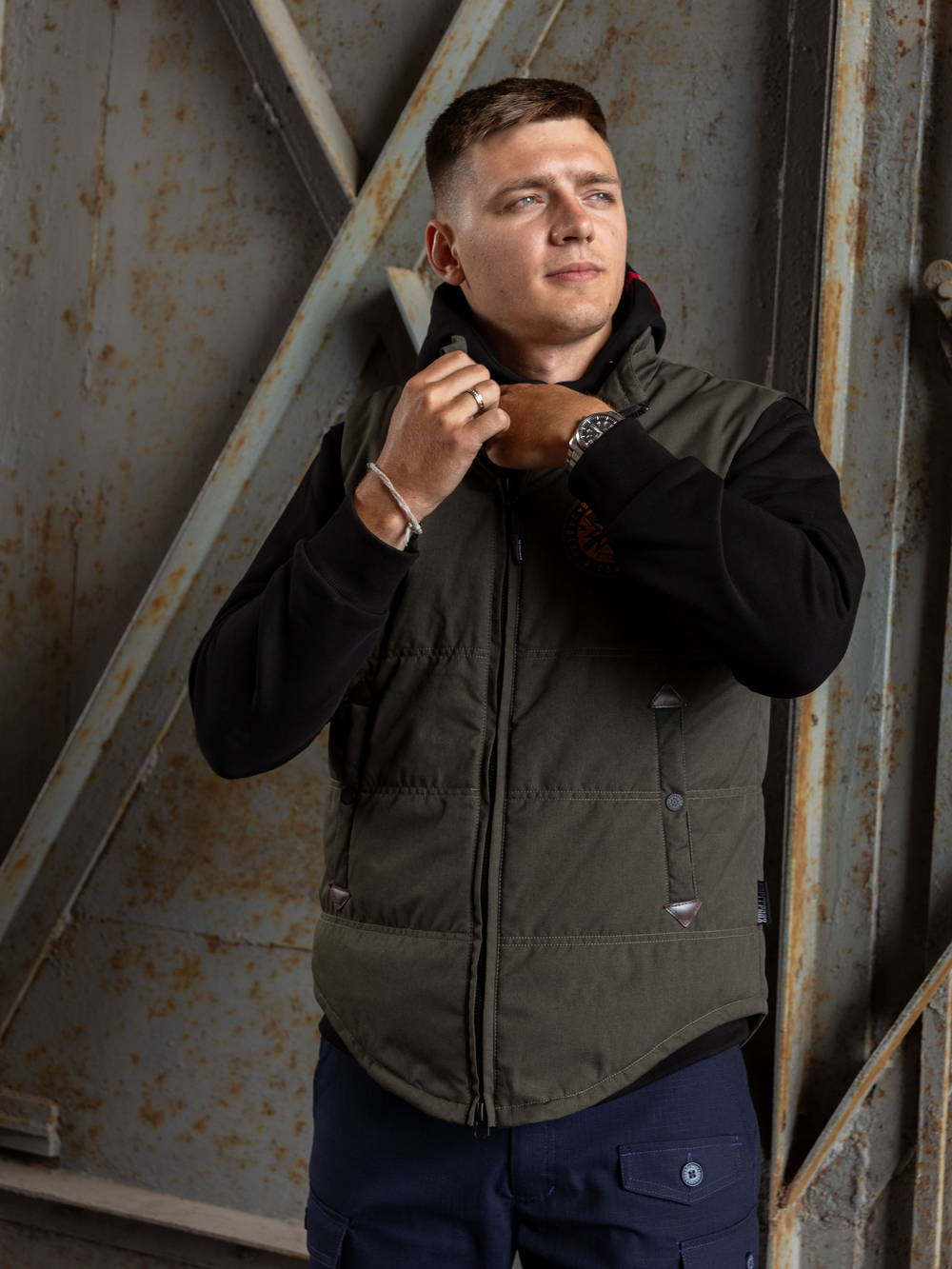 Жилетка Варгградъ мужская Зеленая