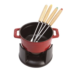 STAUB Набор для фондю 10 см красный