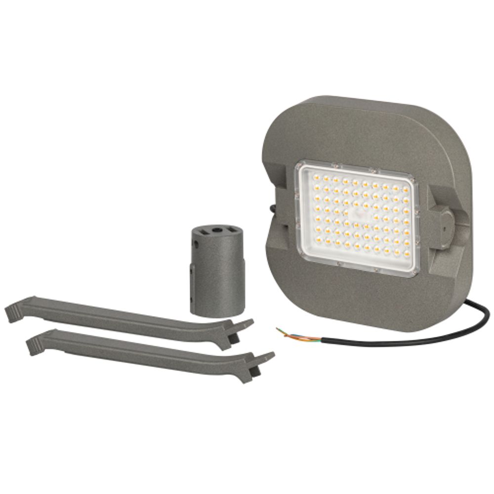 Светильник светодиодный садово-парковый ЭРА SPP-505-0-30K-050 50Вт 3000K IP65 серый | Садово-парковые светильники