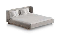 Кровать Basic спальное место 180*200 см (бежевый, рогожка)