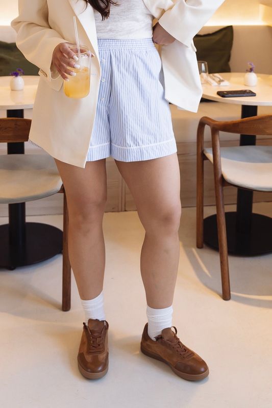 Кеды из замши с отделкой из кожи, коричневый