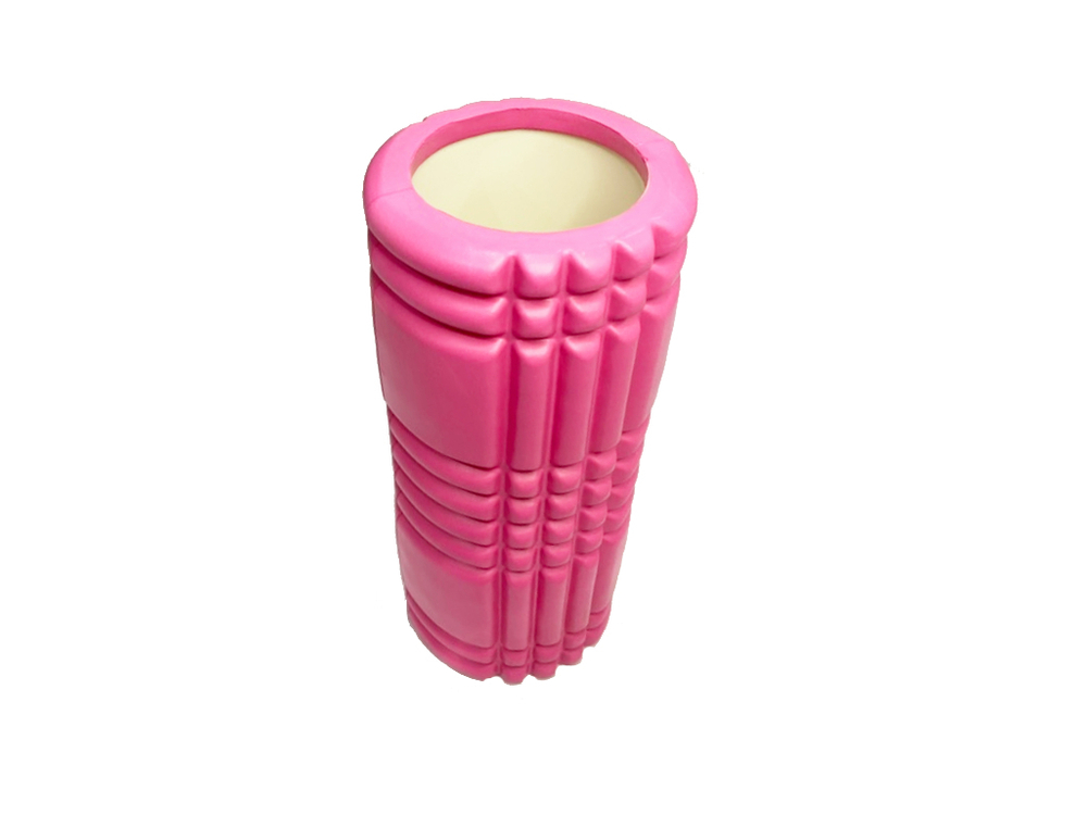 Ролик массажный для йоги MARK19 Yoga Circular 33x14 см розовый