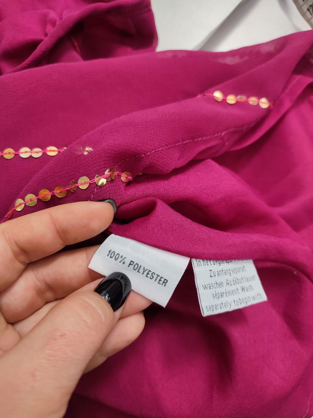 Топ с пайетками 50 размер