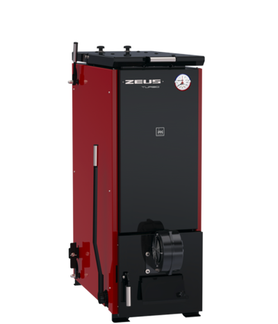 Котел твердотопливный Zeus Turbo (Зевс Турбо) 12-20 кВт с автоматикой
