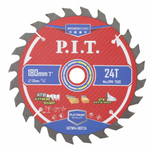 Диск пильный по дереву P.I.T. 180x20x1,4 мм,  24T Carbide, зуб ATB 15° (ACTW14-180T24)