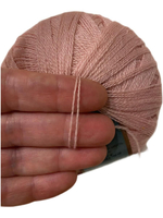 Пряжа Merinoseta (Италия.) 70% меринос 30% шелк 50г-700 м цв ) цв 508 пудровый