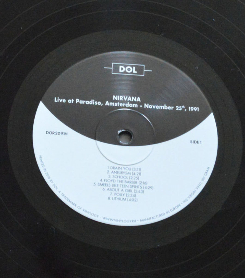 Nirvana / Live At Paradiso, Amsterdam - November 25th, 1991 (LP)