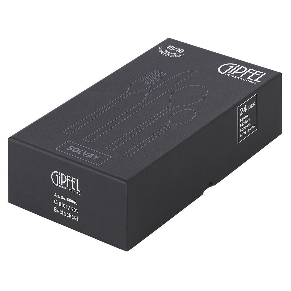 Набор столовых приборов Gipfel Solvay 50680 24 предмета
