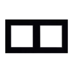 Рамка стеклянная FRM-GLARE-GS-2-BK (Arlight, -) 043797