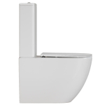 Унитаз-компакт безободковый WAVE PERSONA, гор,ниж,2-кн.арм,дюро,м/л,быстр,БЕЛЫЙ глянец