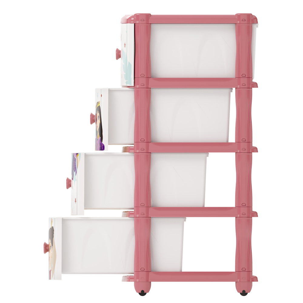 Комод "Царевны" 4-х секционный М8560