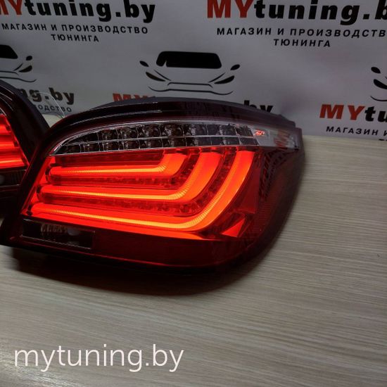 Задние фонари для BMW 5 E60 LCI (07-10) LED красные светлые
