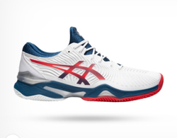ASICS, COURT FF 2, Tennis, WHITE/MAKO BLUE, MEN, US 11,5 /EUR 46,5 /UK 10,5 /СМ 29,5