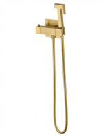 Смеситель с гигиеническим душем и термостатом встраиваемый WONZON & WOGHAND, Брашированное золото (WW-88819903-BG)