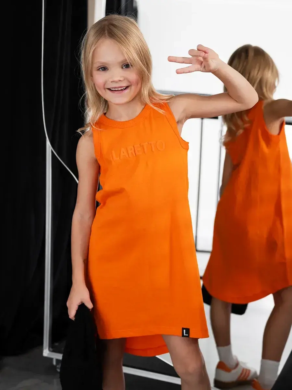 Платье-майка для девочки летнее