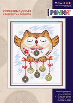 Набор для вышивания "PANNA"I-0834 "Прибыль в делах" 14 х 17 см