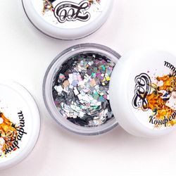 1238 Конфетти "Жирафики" 2 г серебро