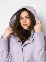 Куртка зимняя удлиненная с капюшоном