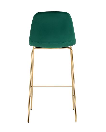 Стул барный Валенсия SN велюр зеленый золотые ножки 2 шт