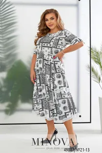 Платье 21-13-молочный Minova