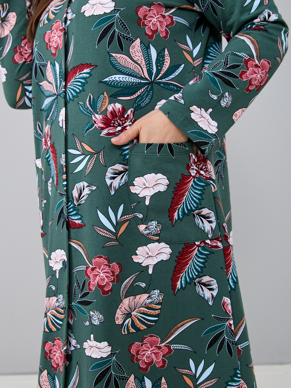 Халат Х-552/хаки-тропик