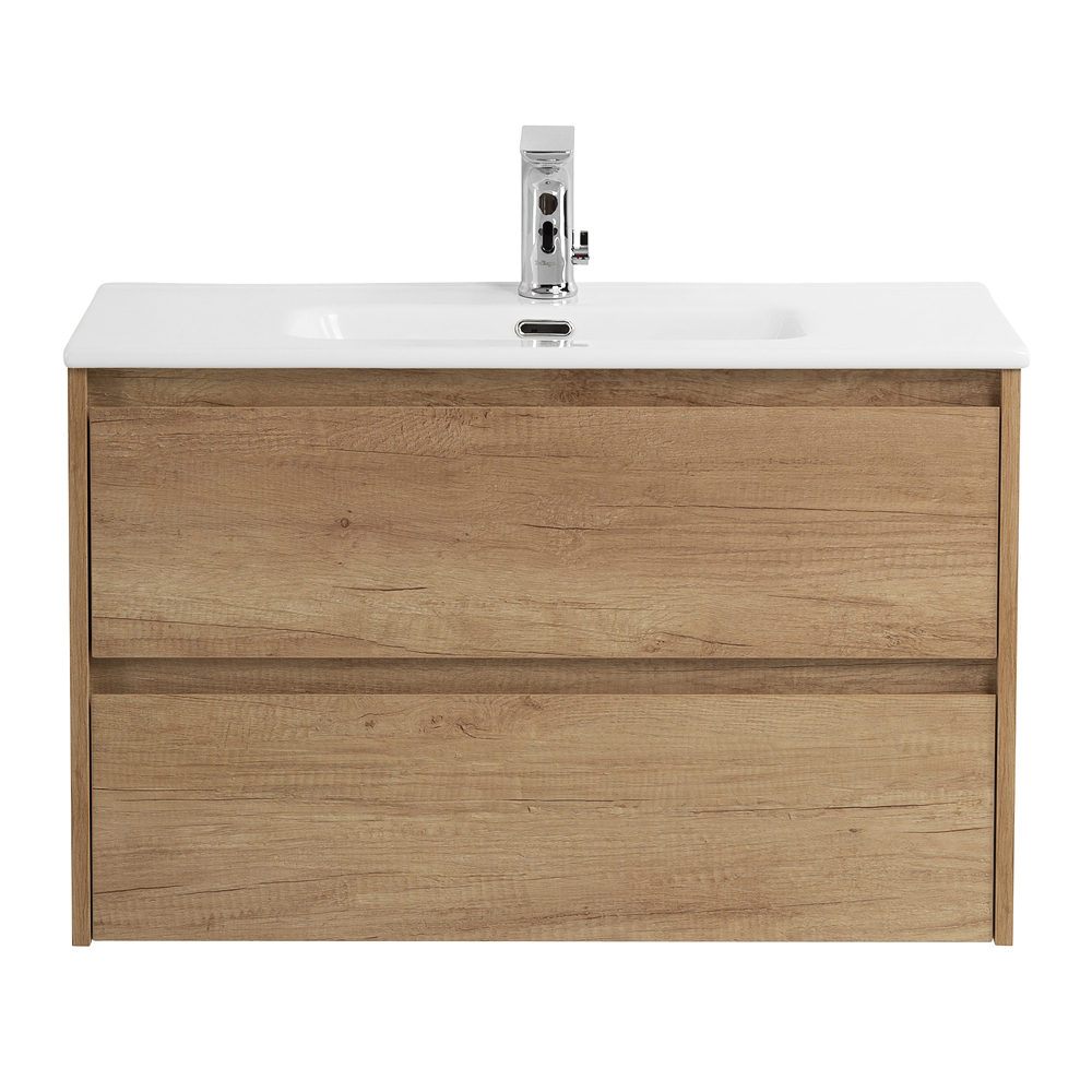 Тумба подвесная с раковиной BelBagno KRAFT 39-800/390-2C-SO-RNN