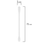 Ватные палочки КОМПЛЕКТ 100 шт., МЕЛОДИЯ, полиэтиленовый пакет, 128854