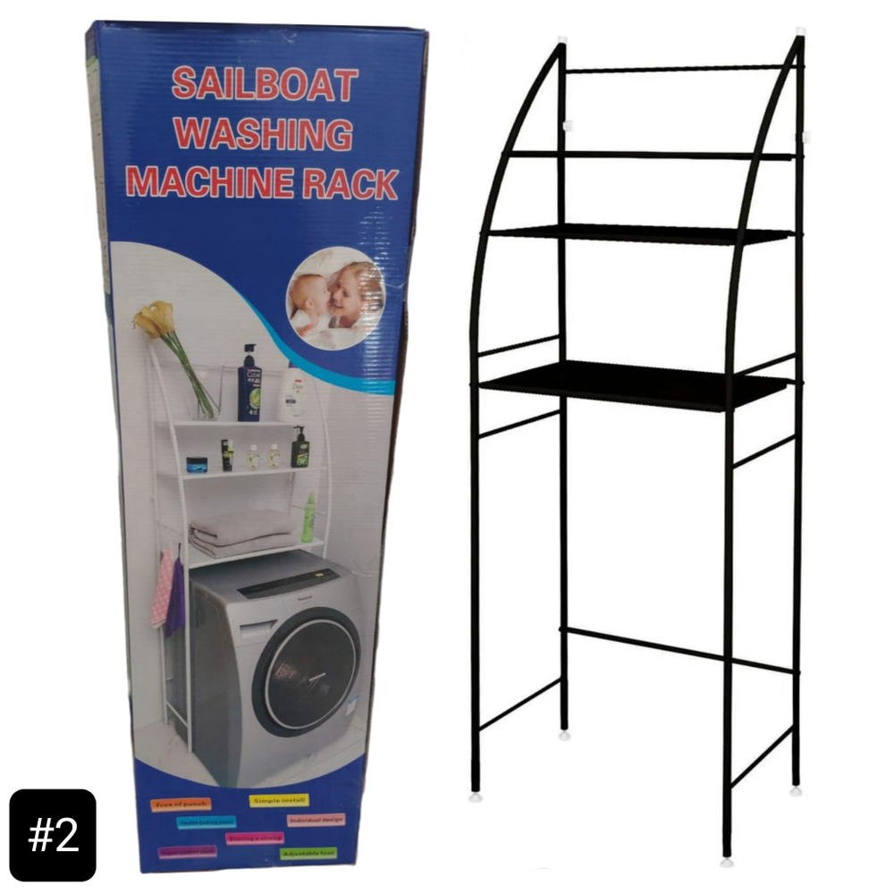 Стеллаж, этажерка, напольная полка над стиральной машиной и унитазом "Sailboat Washing machine rack / Toilet rack"