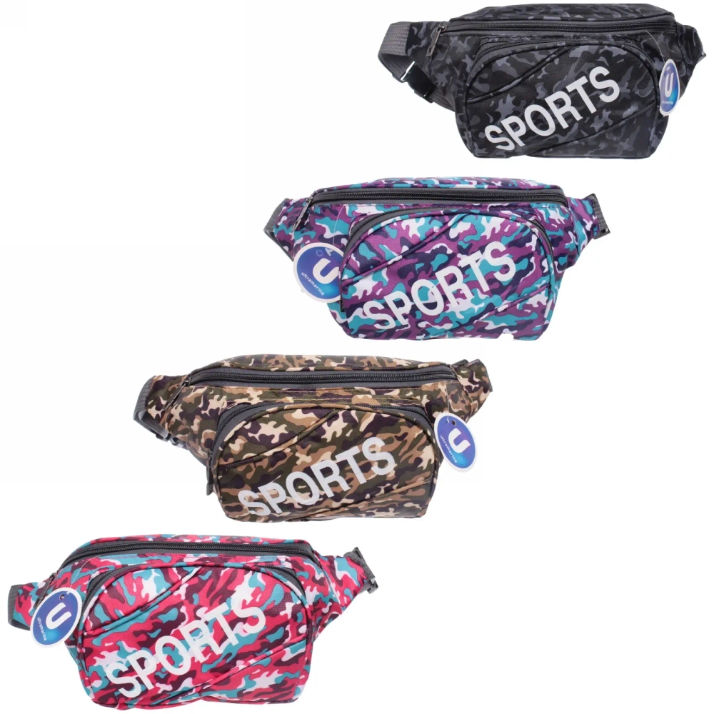 Сумка на пояс «Ultramarine - Sport leader», хаки, микс 4 цвета, 31*16*8см
