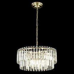 Citilux Фонда CL303193 Люстра хрустальная подвесная Бронза