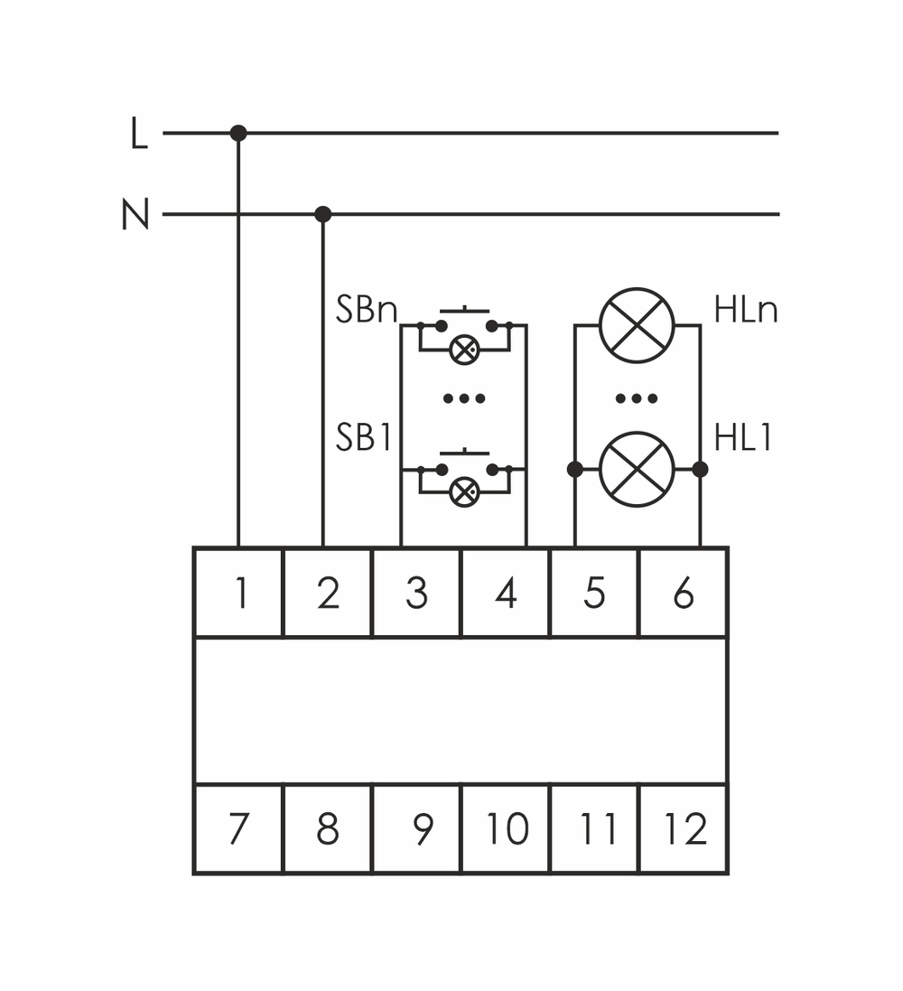 Регулятор освещенности (диммер) SCO-814 230В 4.5А IP20 (для ламп накал. мощностью до 1000Вт)